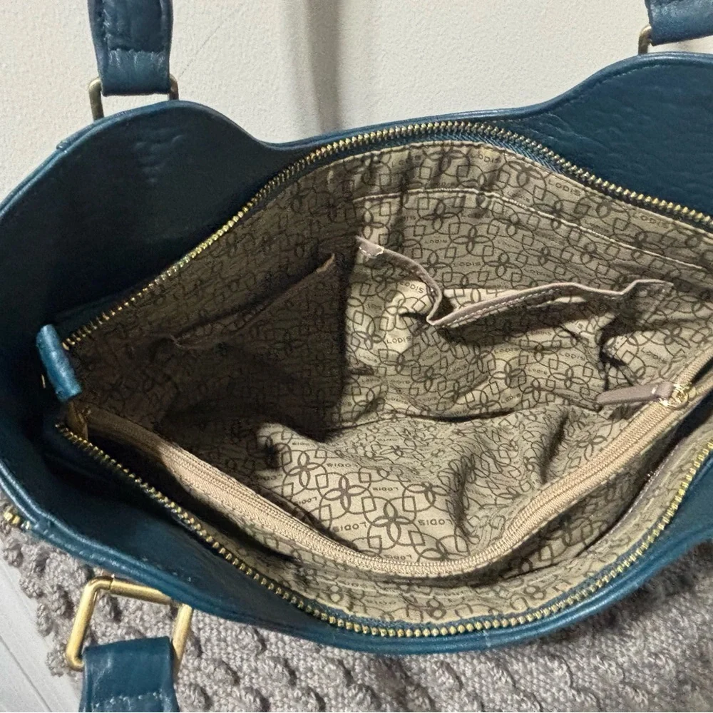 ❤️Lodis by Vince Camuto Teal Handbag - Picture 7 of 8